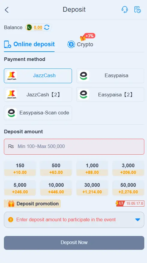 Deposit